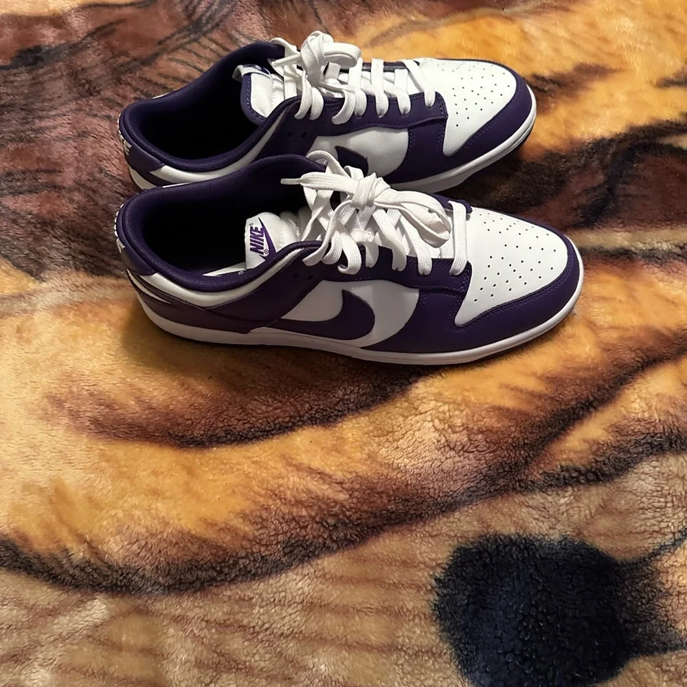 Court Purple dunks / Sz10 Men/ Great Condition / Worn once - Picture 3 of 6